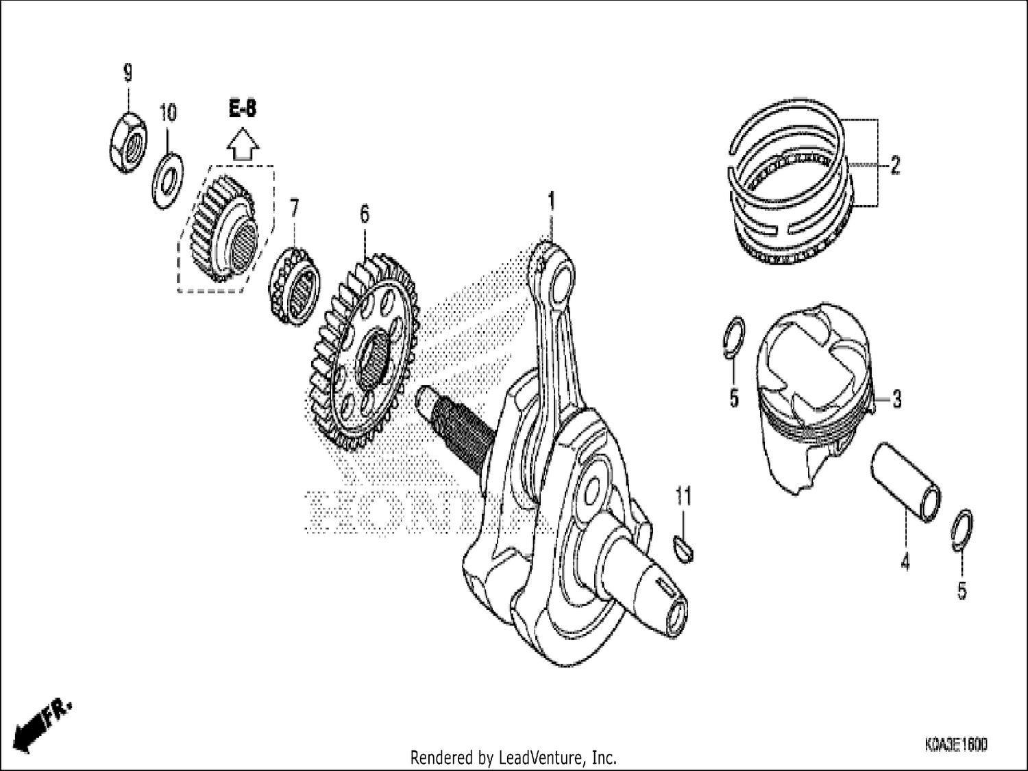  CRANKSHAFT/PISTON