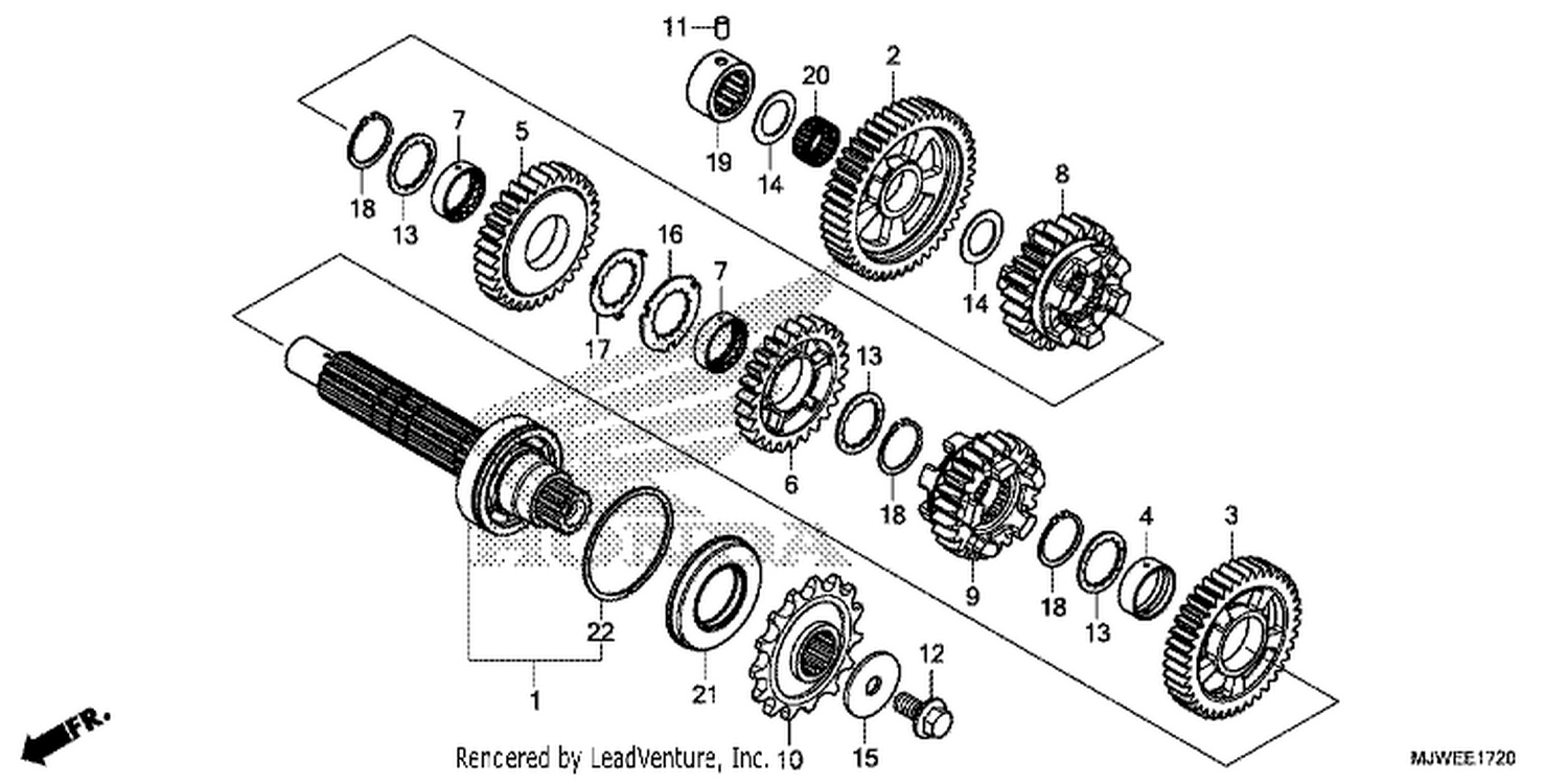  20 TRANSMISSION (COUNTERSHAFT)