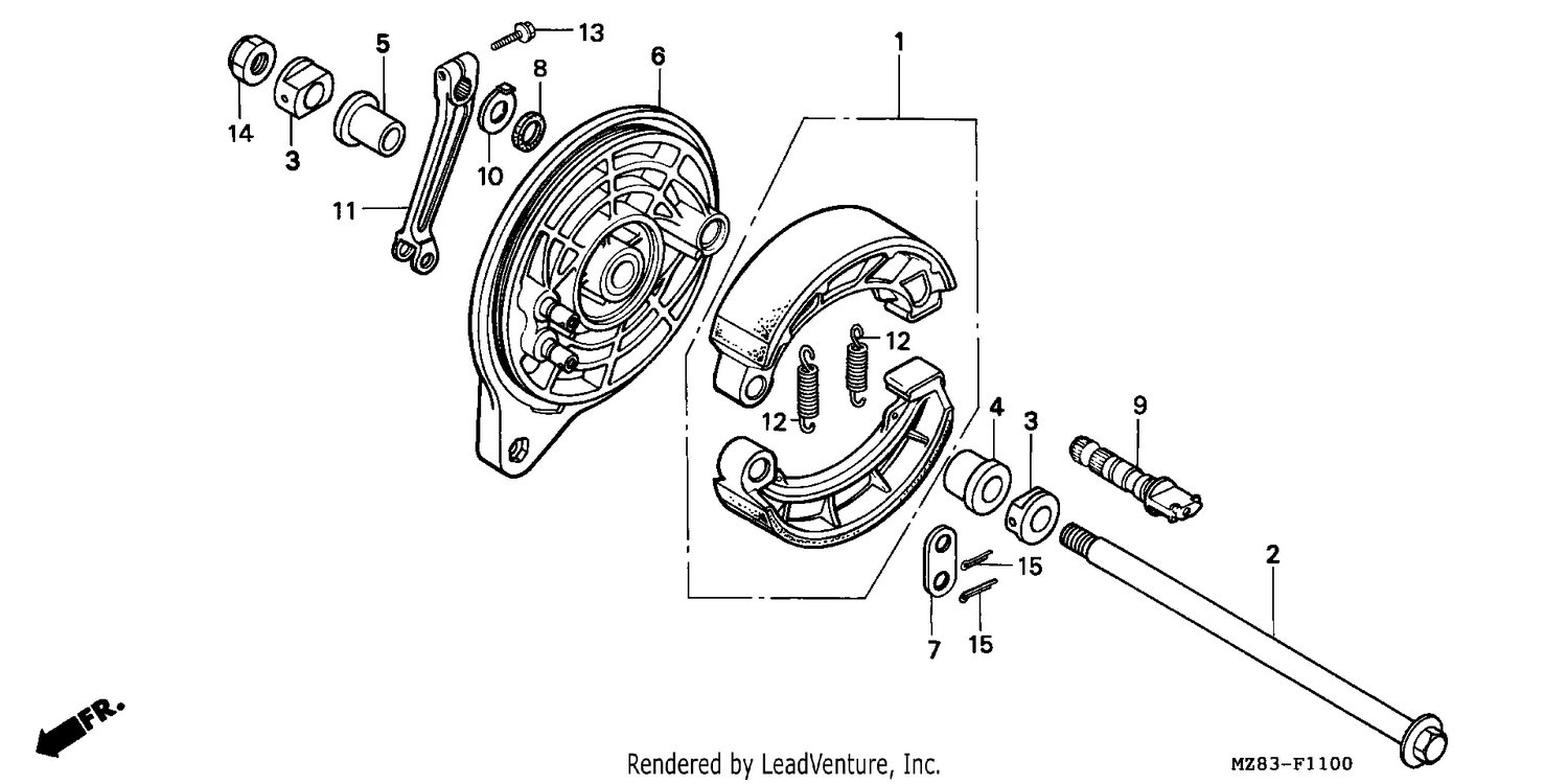 REAR BRAKE PANEL