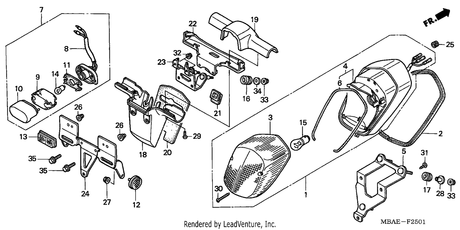 TAILLIGHT (VT750C3/CD3)
