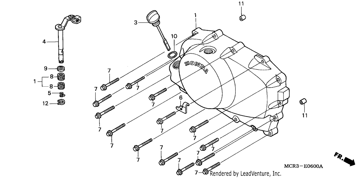 RIGHT CRANKCASE COVER