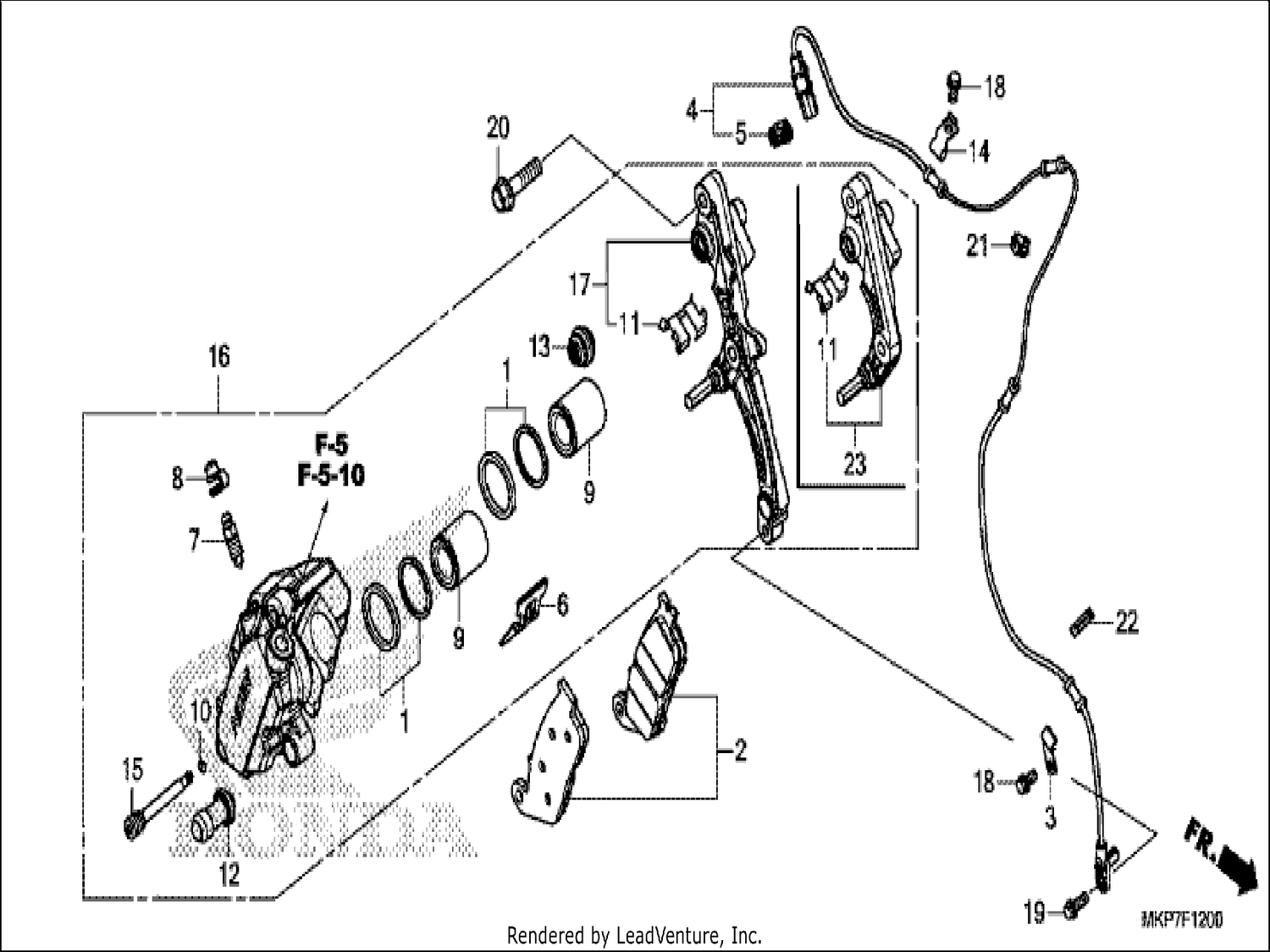  FRONT BRAKE CALIPER