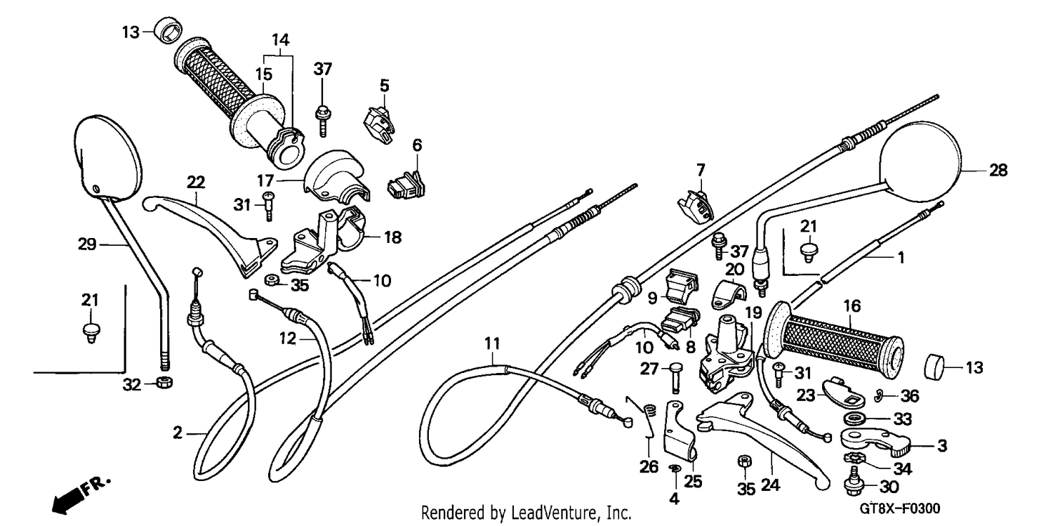 HANDLE LEVER/SWITCH/CABLE