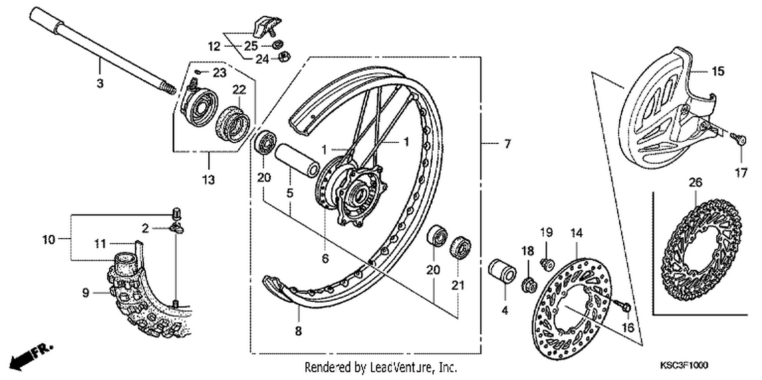  FRONT WHEEL