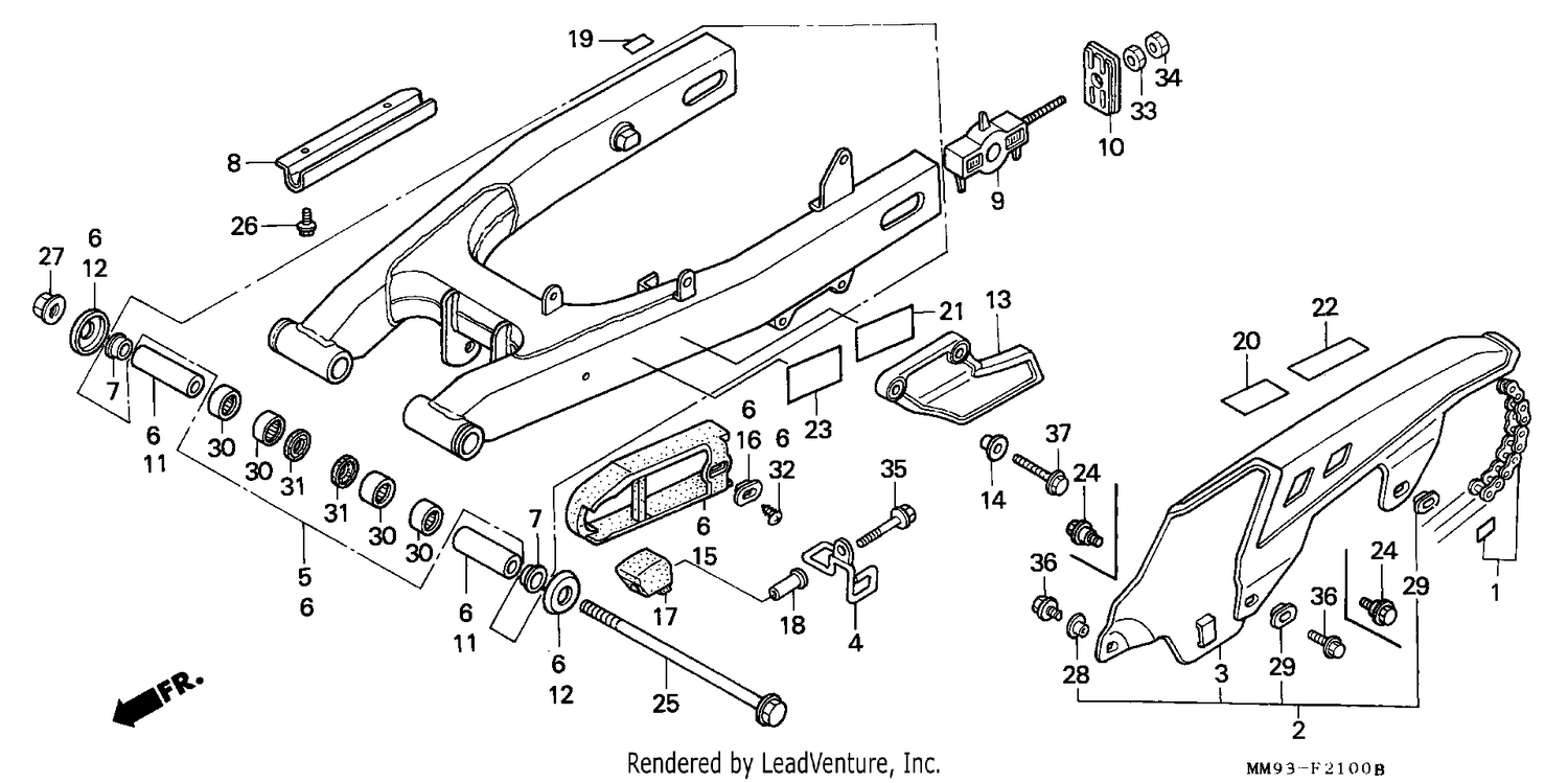 REAR FORK