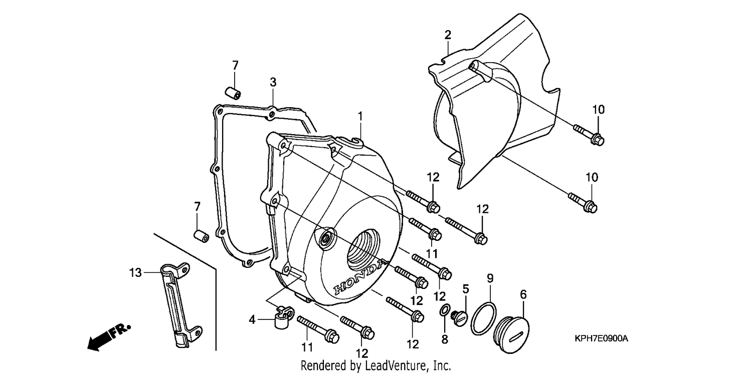 LEFT CRANKCASE COVER