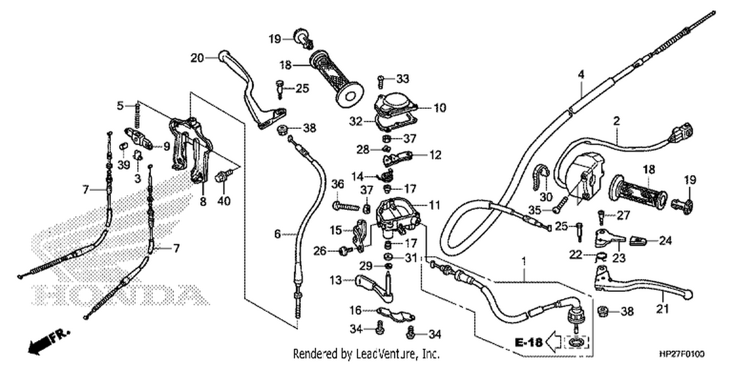  HANDLE LEVER/SWITCH/CABLE