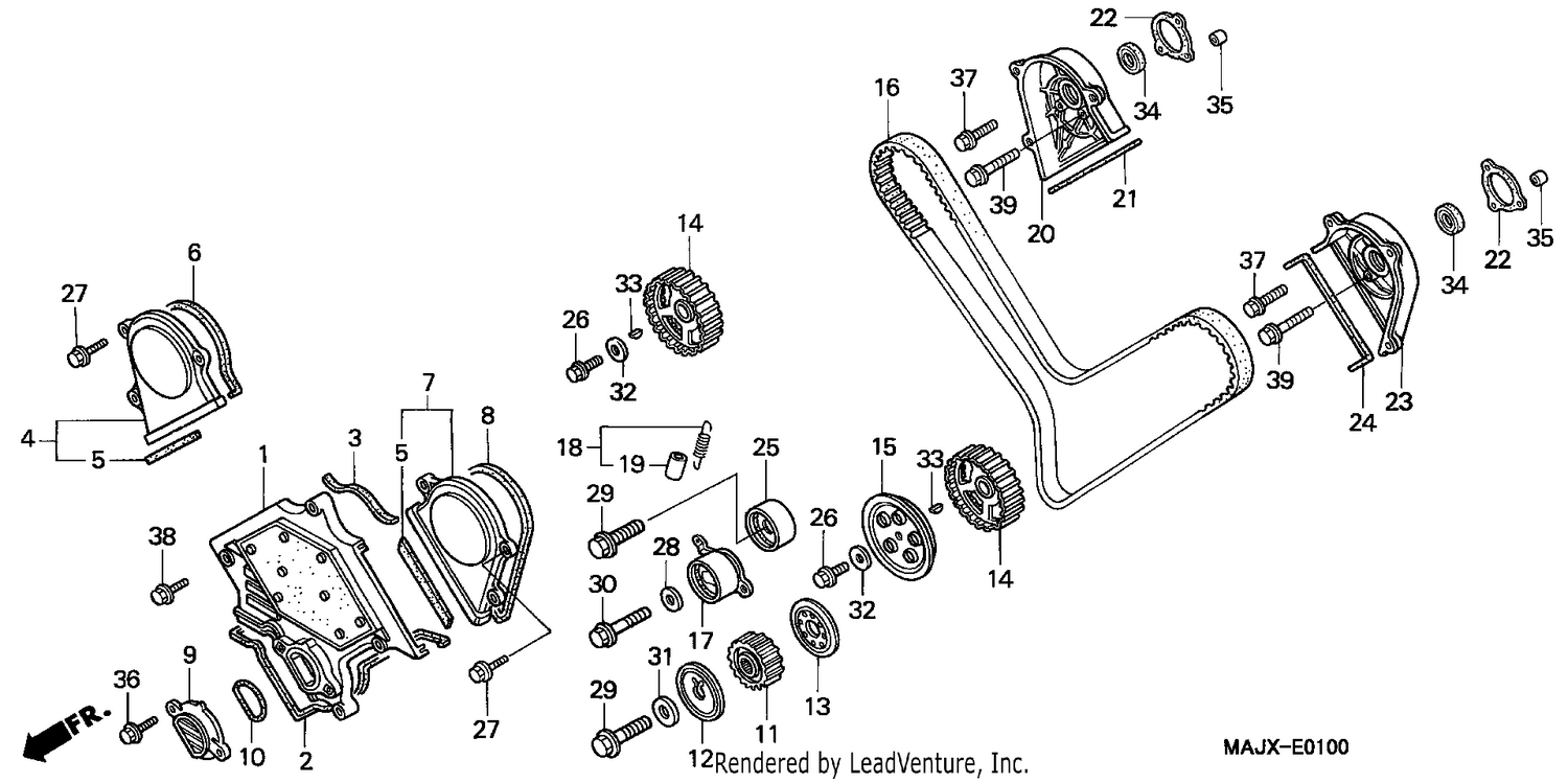 FRONT COVER/TIMING BELT