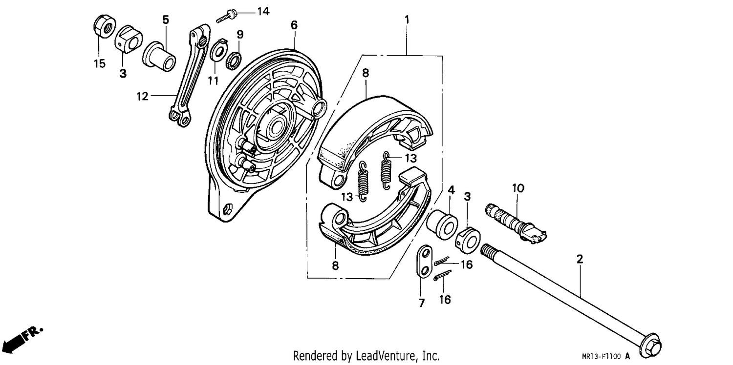 REAR BRAKE PANEL