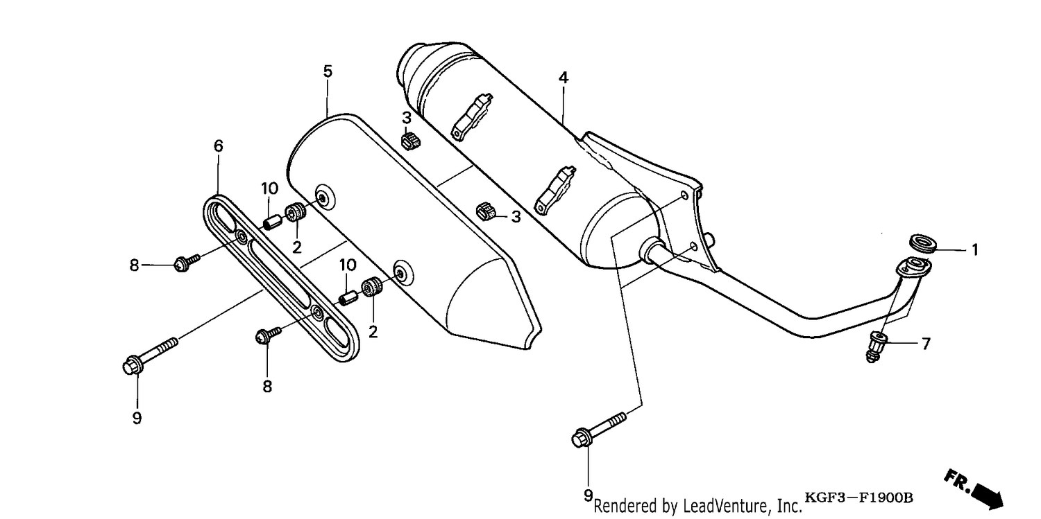 EXHAUST MUFFLER