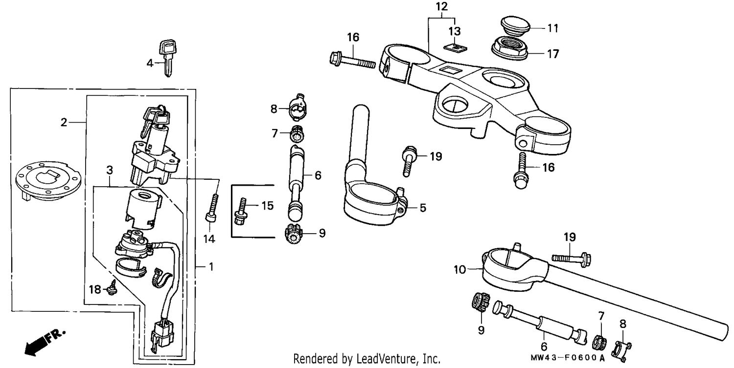 HANDLE PIPE/TOP BRIDGE