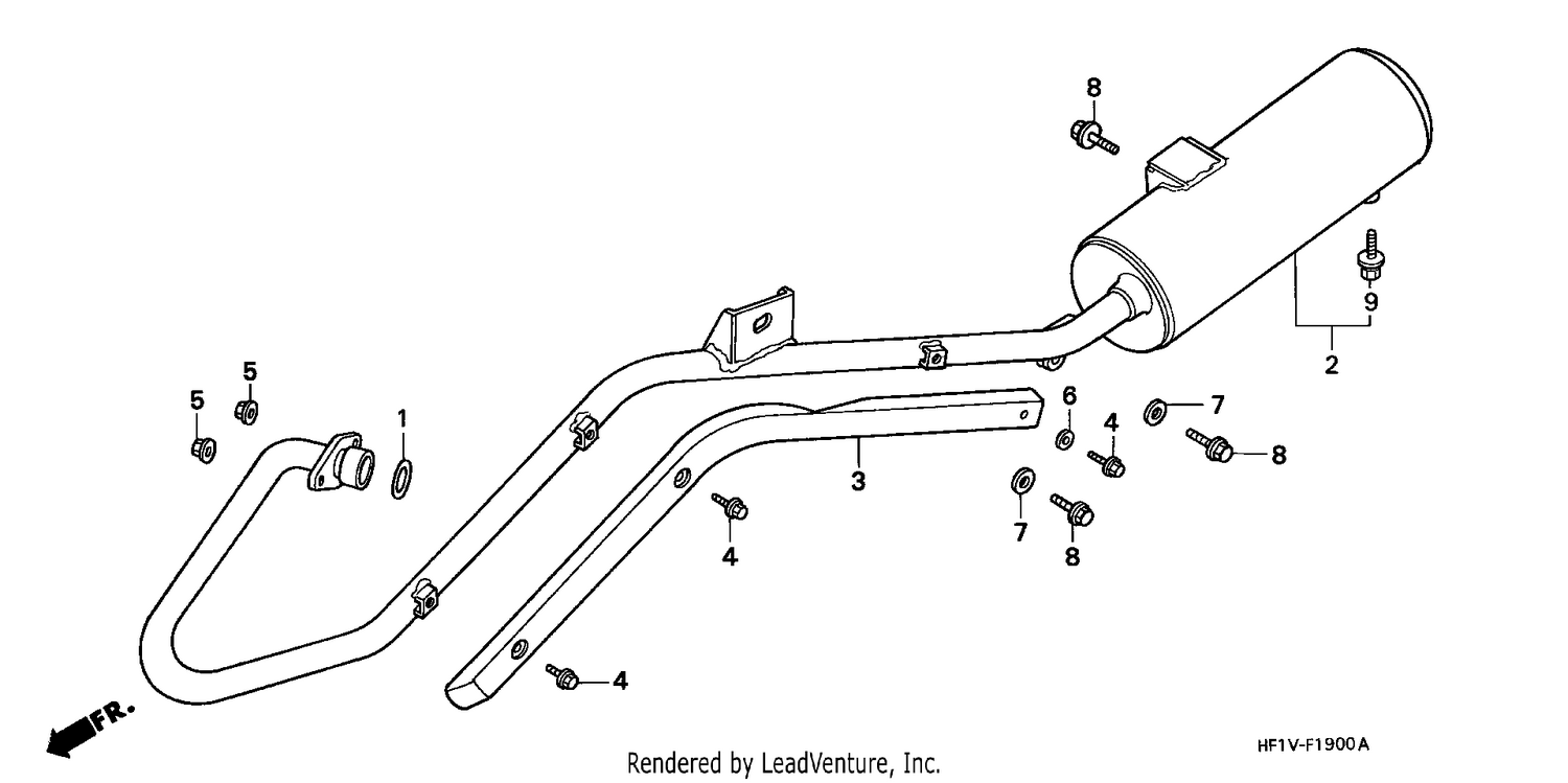 EXHAUST MUFFLER
