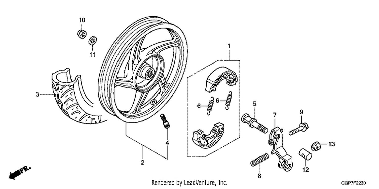  30 REAR WHEEL
