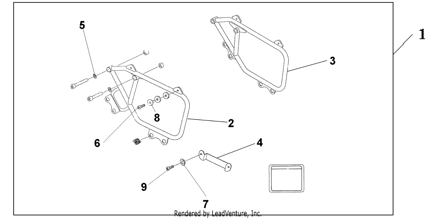 SADDLEBAG MOUNTING BRACKETS