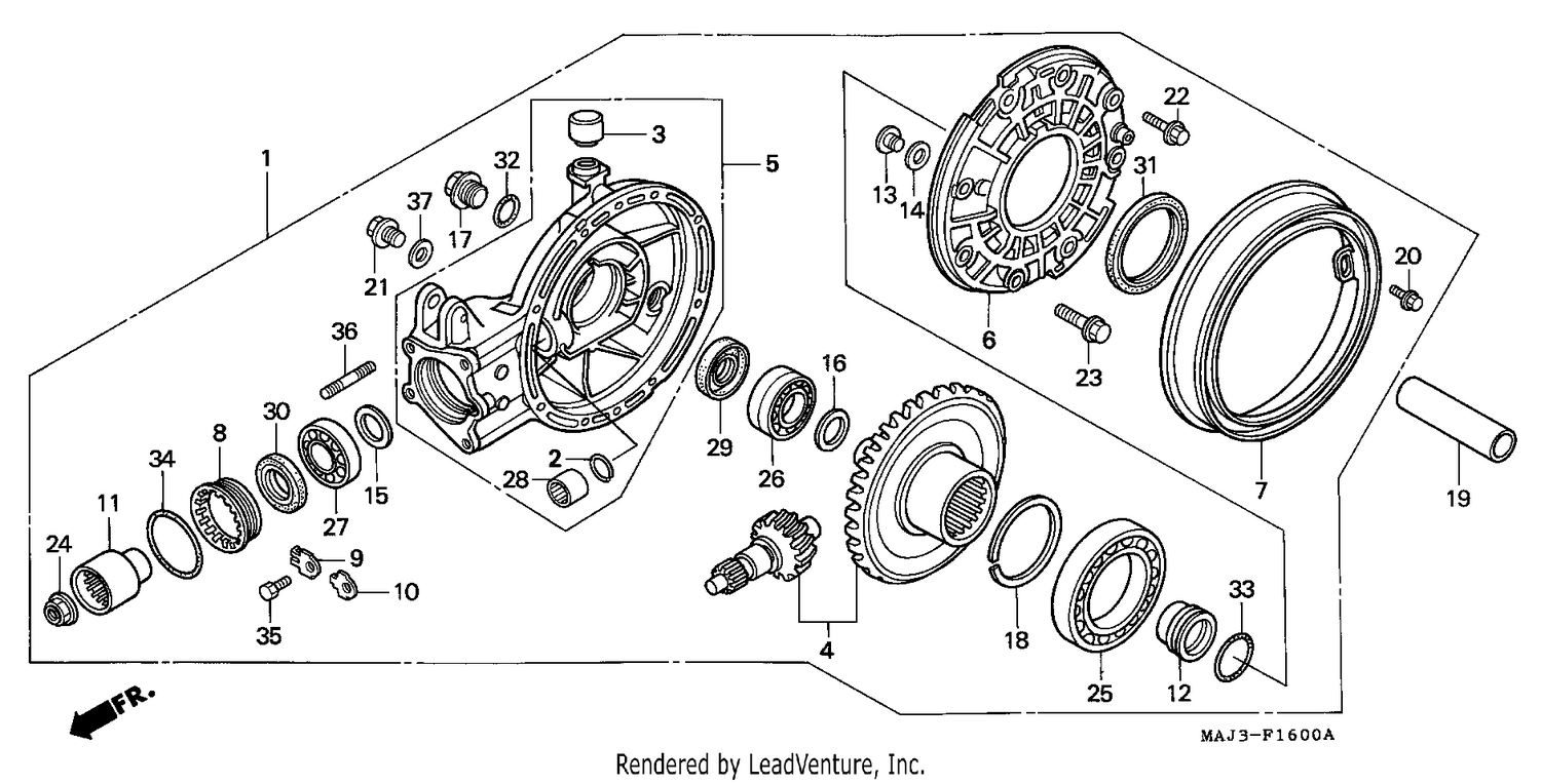 FINAL DRIVEN GEAR (ST1100)