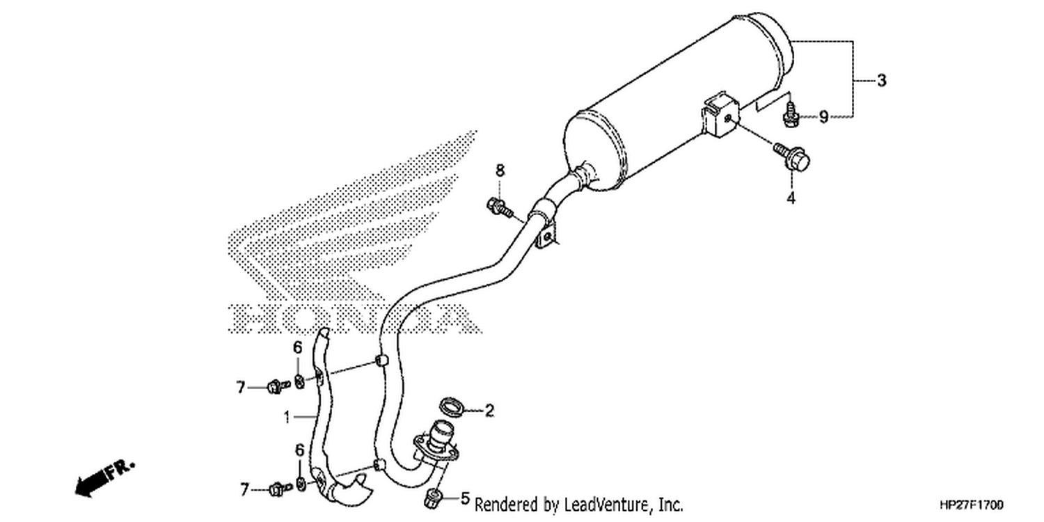  EXHAUST MUFFLER