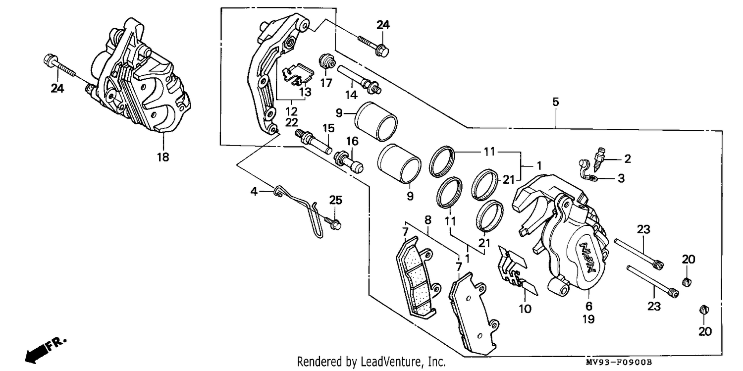 FRONT BRAKE CALIPER