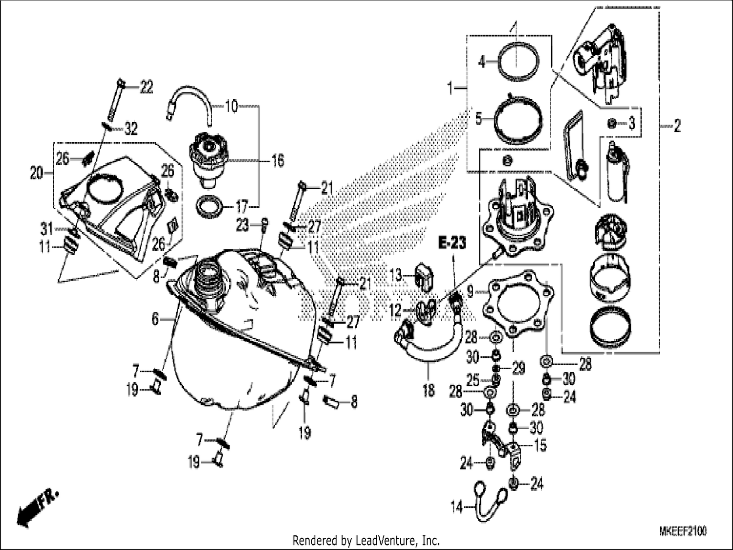  FUEL TANK (CRF450R)
