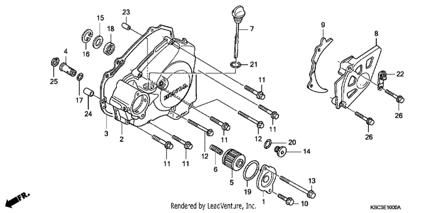  L. CRANKCASE COVER