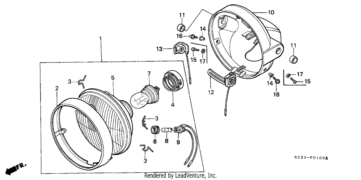 HEADLIGHT (E/ED/F/SD/SW)