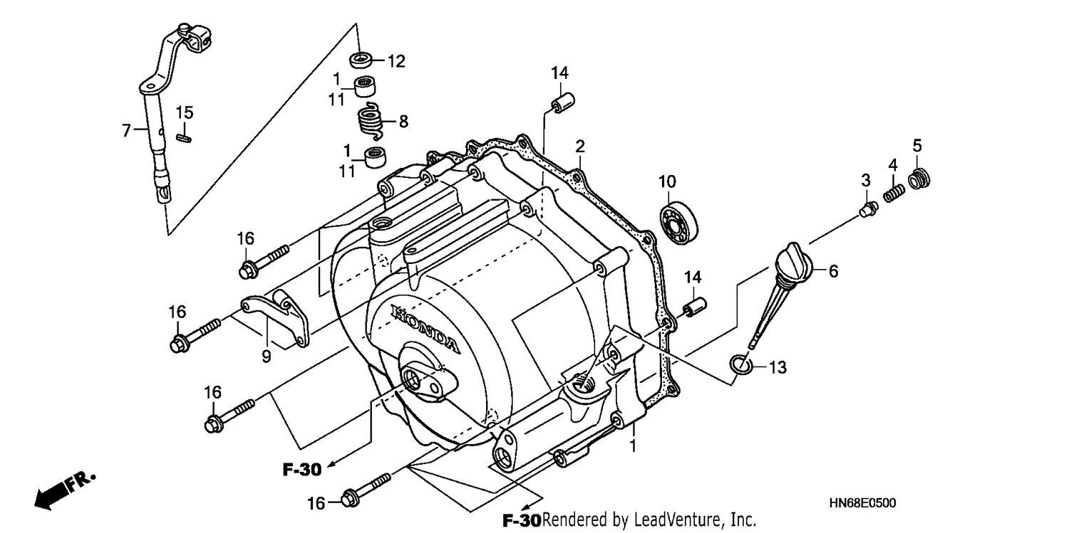 FRONT CRANKCASE COVER