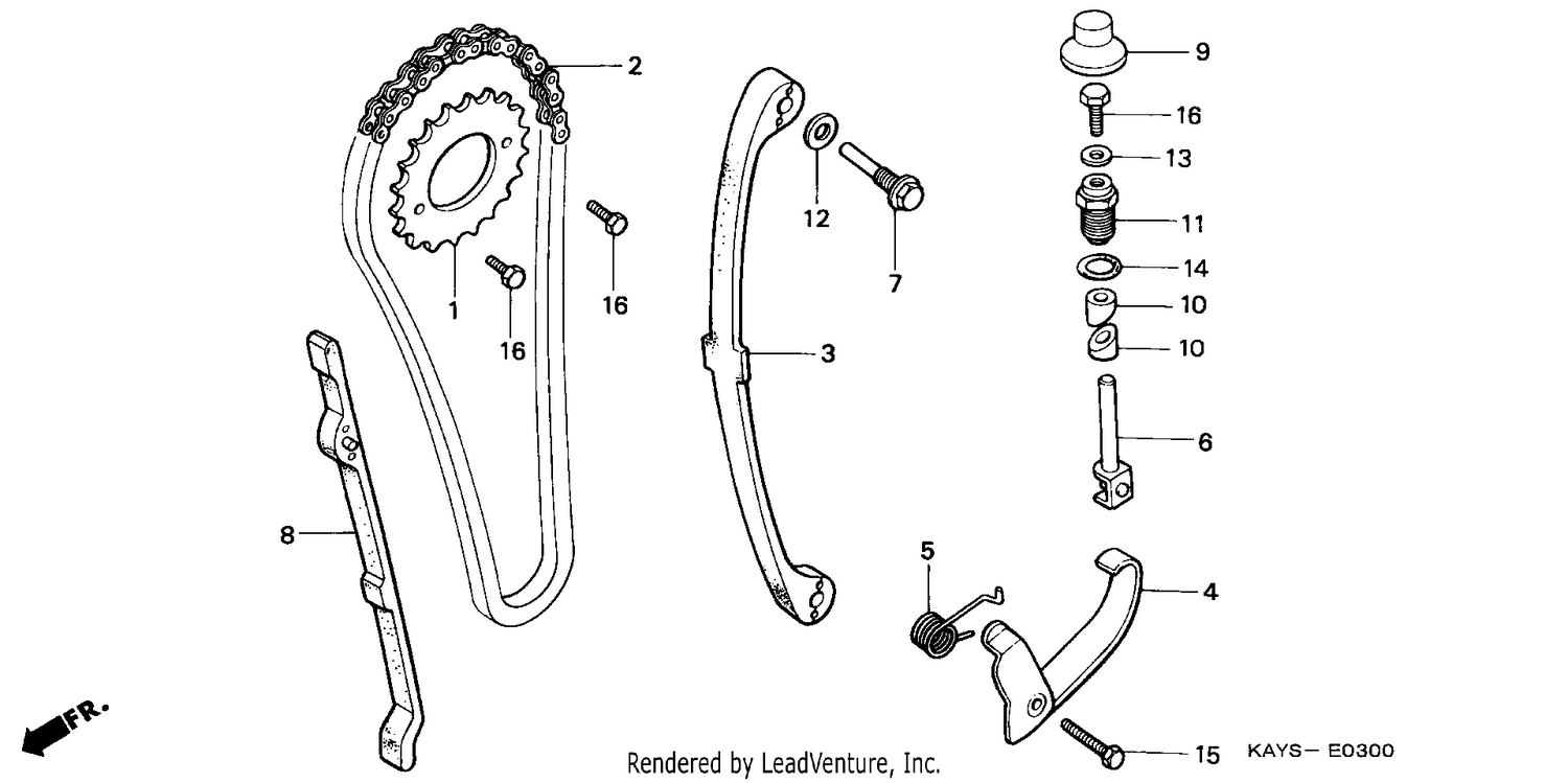 CAM CHAIN/TENSIONER