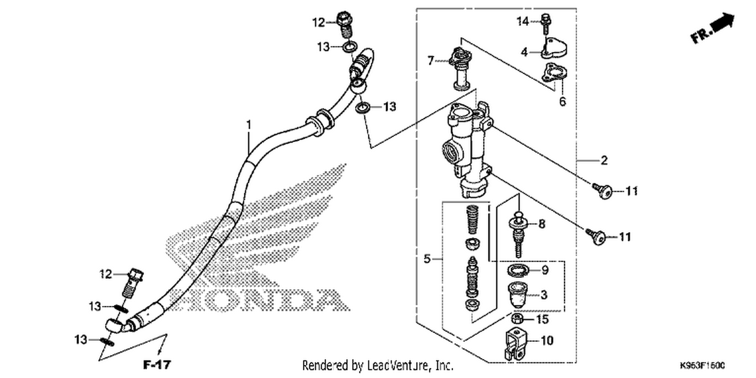  REAR BRAKE MASTER CYLINDER