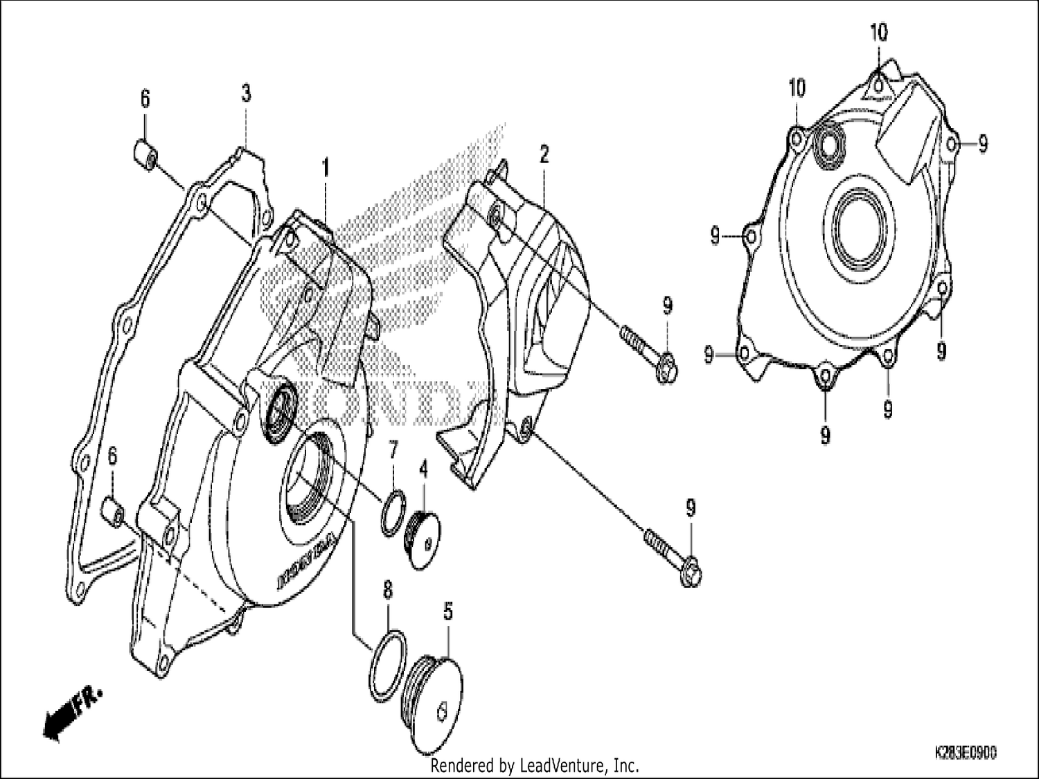  LEFT CRANKCASE COVER