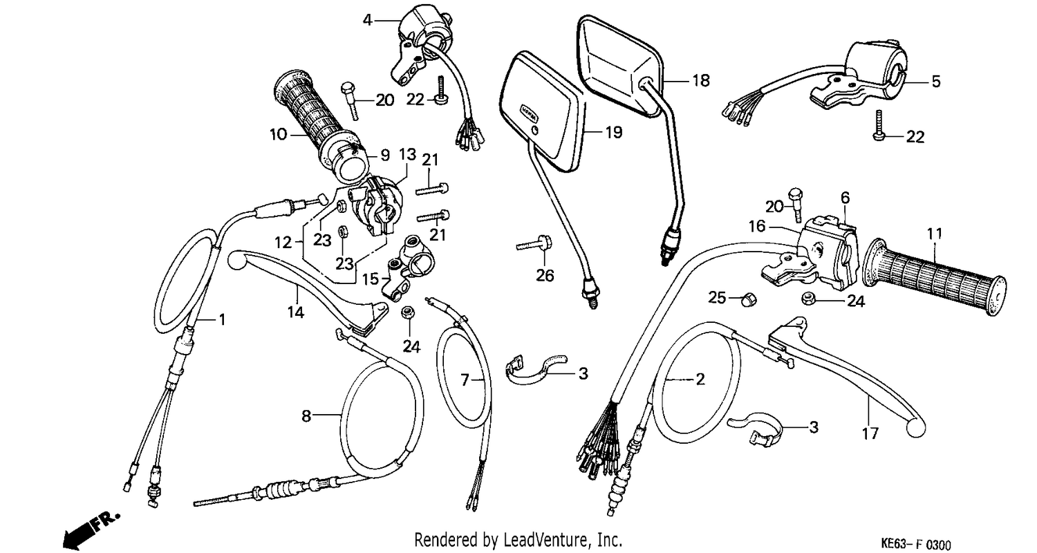 HANDLE LEVER/SWITCH/CABLE