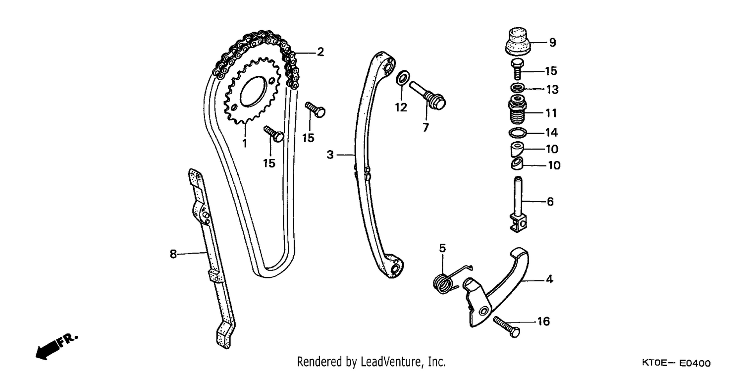 CAM CHAIN/TENSIONER