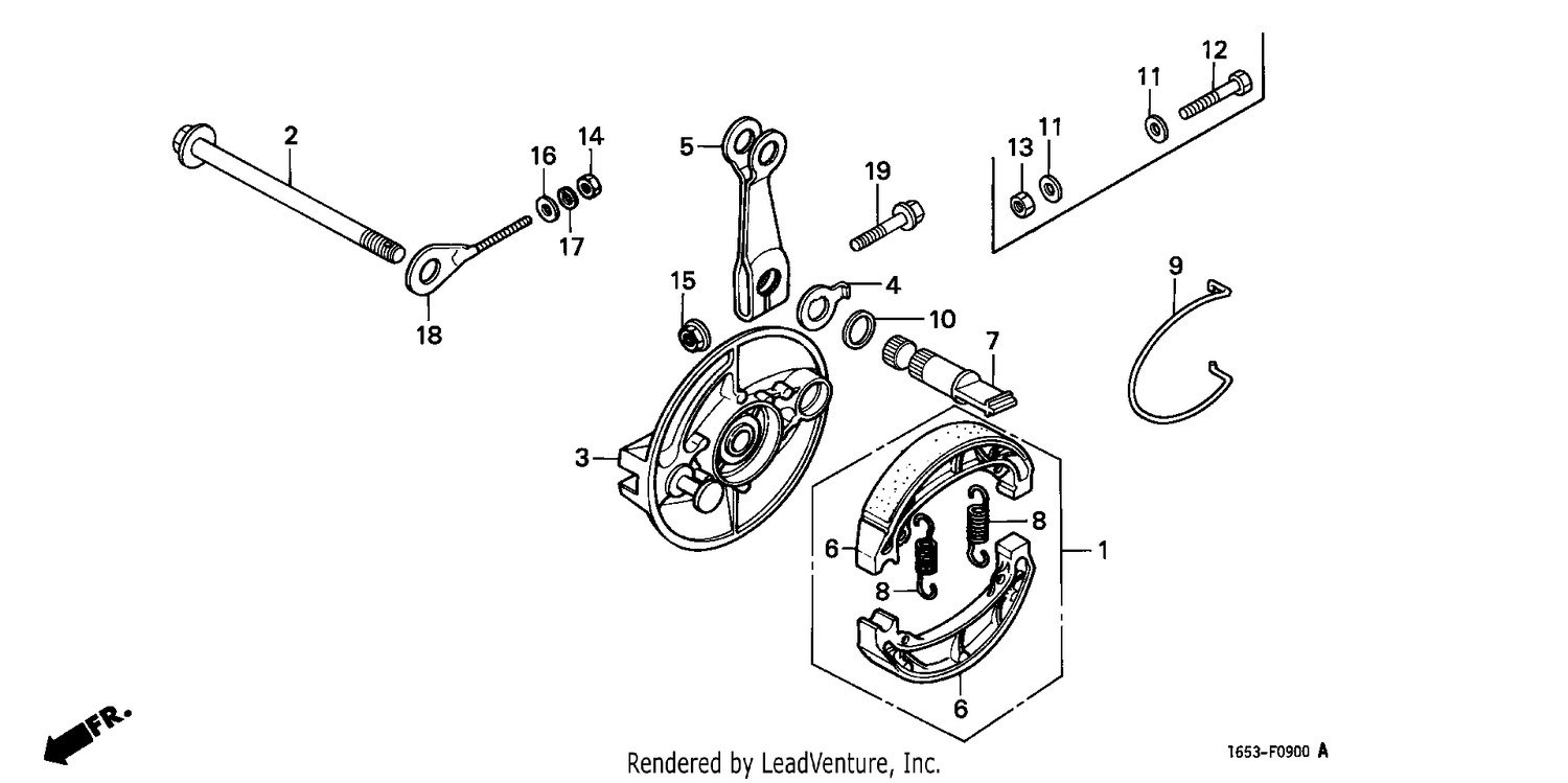 REAR BRAKE PANEL