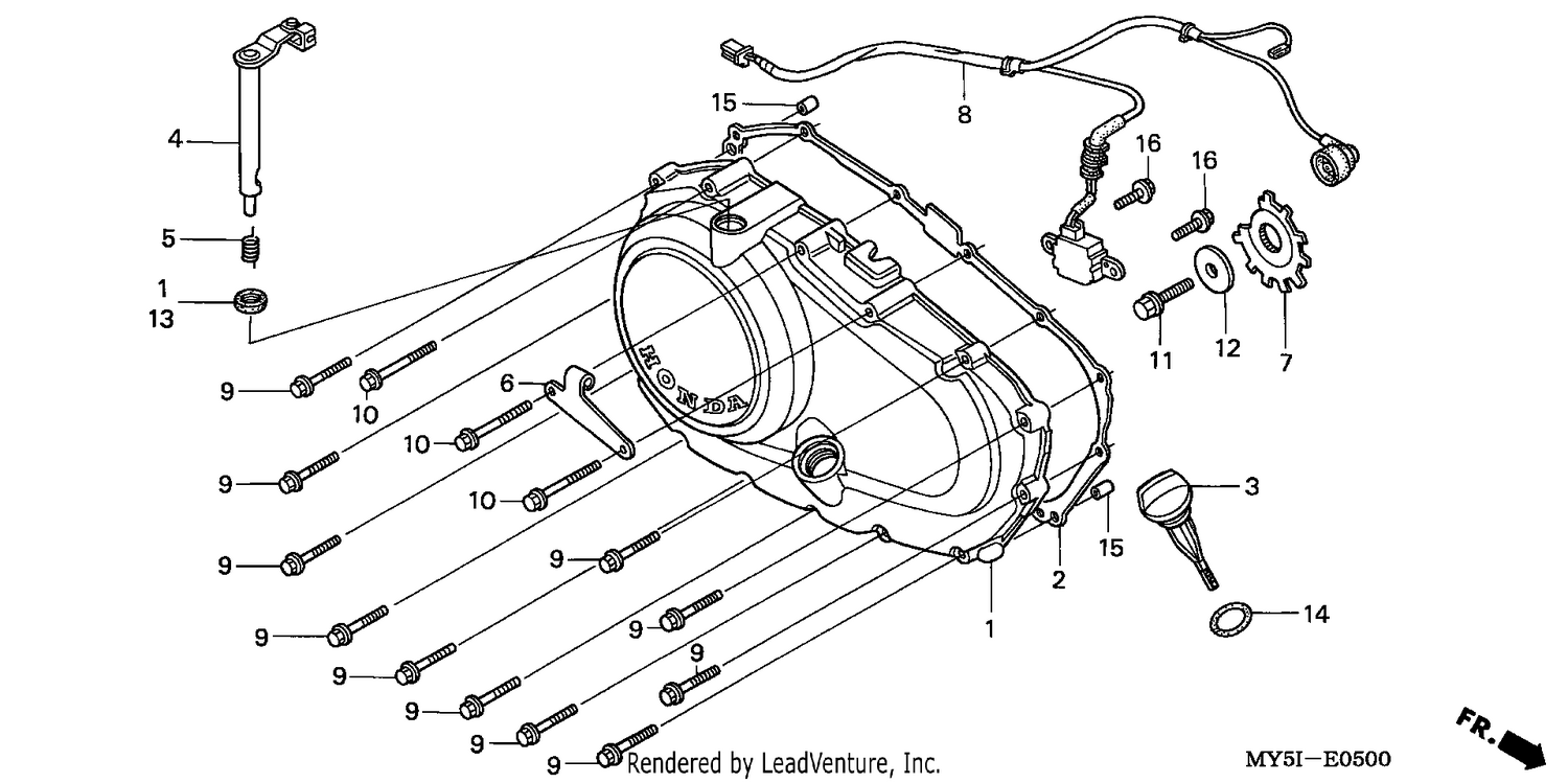 RIGHT CRANKCASE COVER