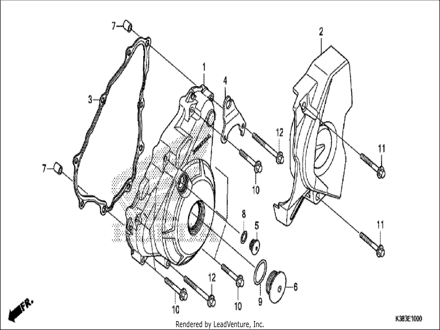  LEFT CRANKCASE COVER