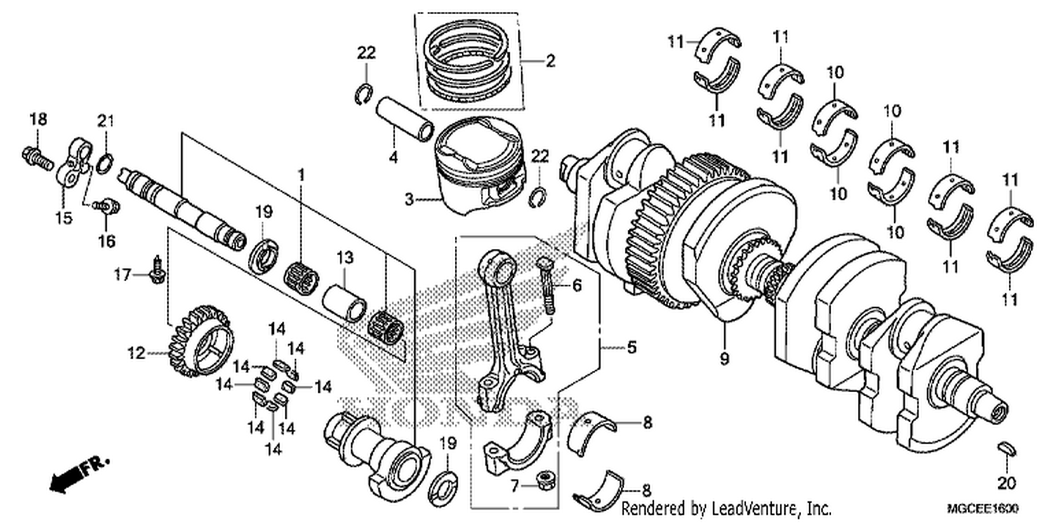  CRANKSHAFT/ PI STON