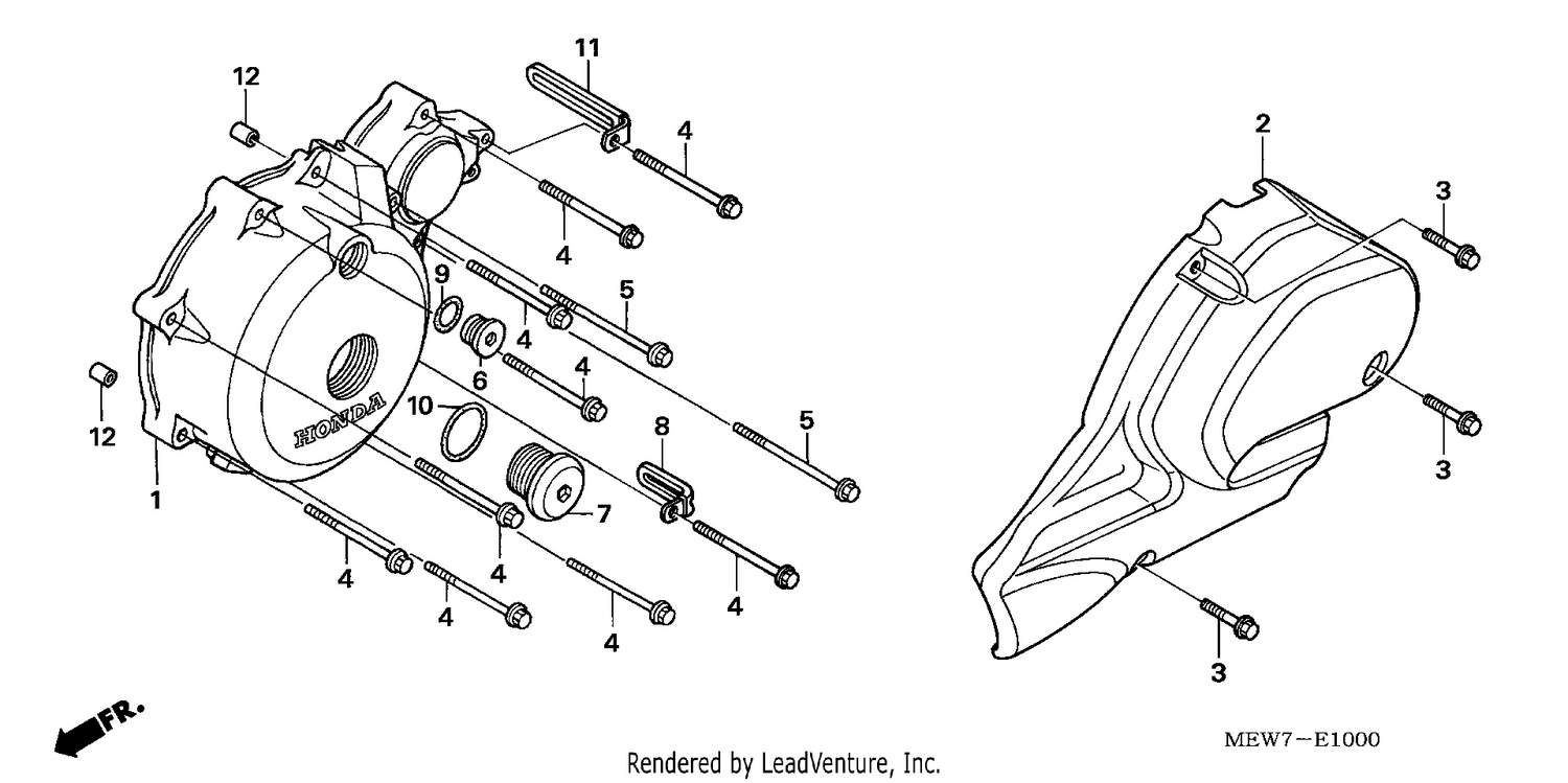 LEFT CRANKCASE COVER