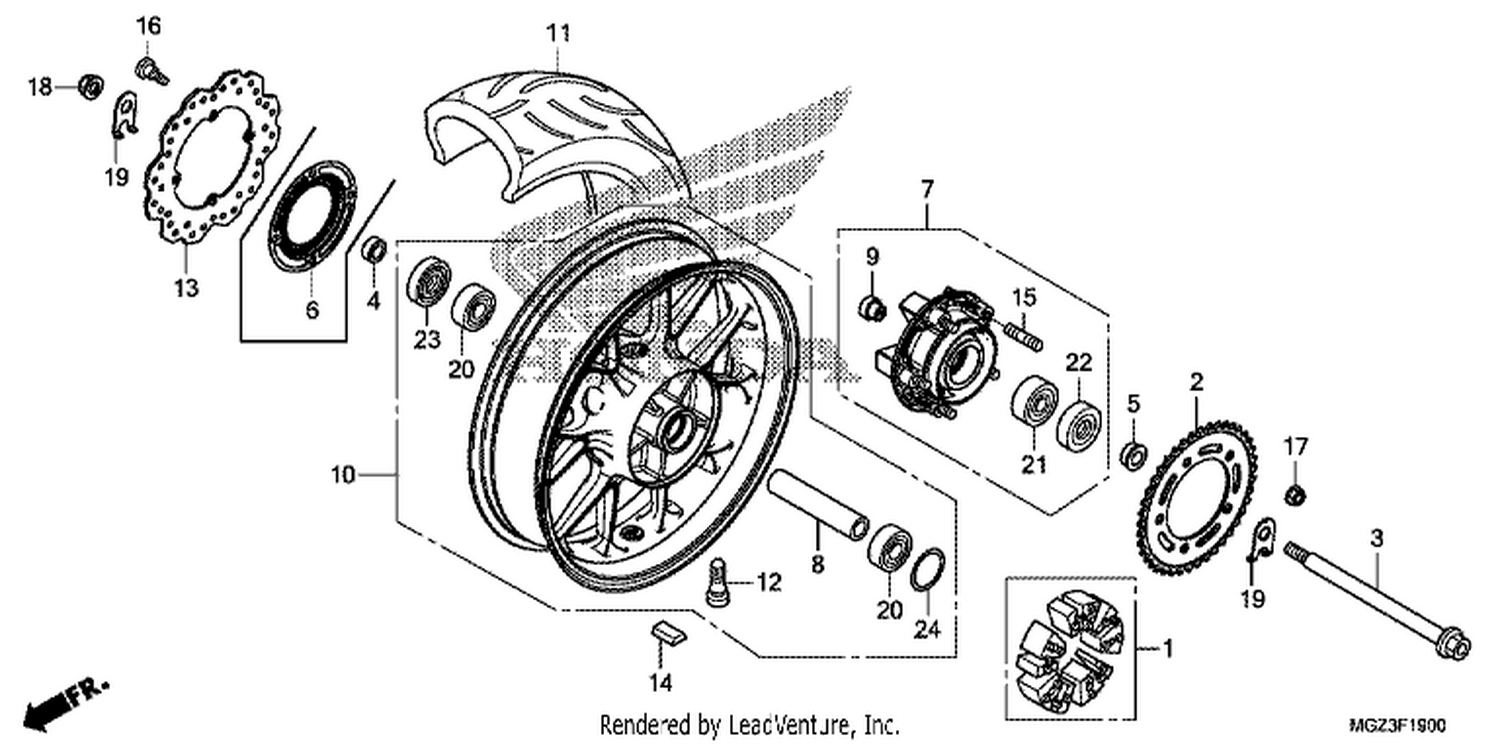  REAR WHEEL