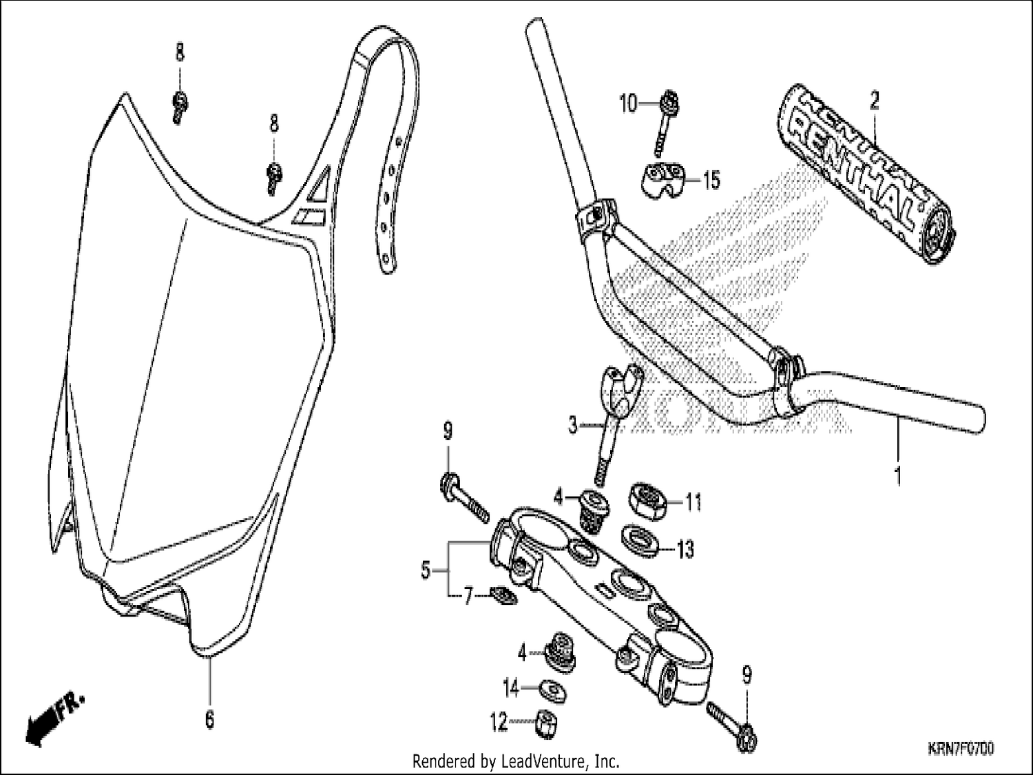  HANDLE PIPE/TOP BRIDGE