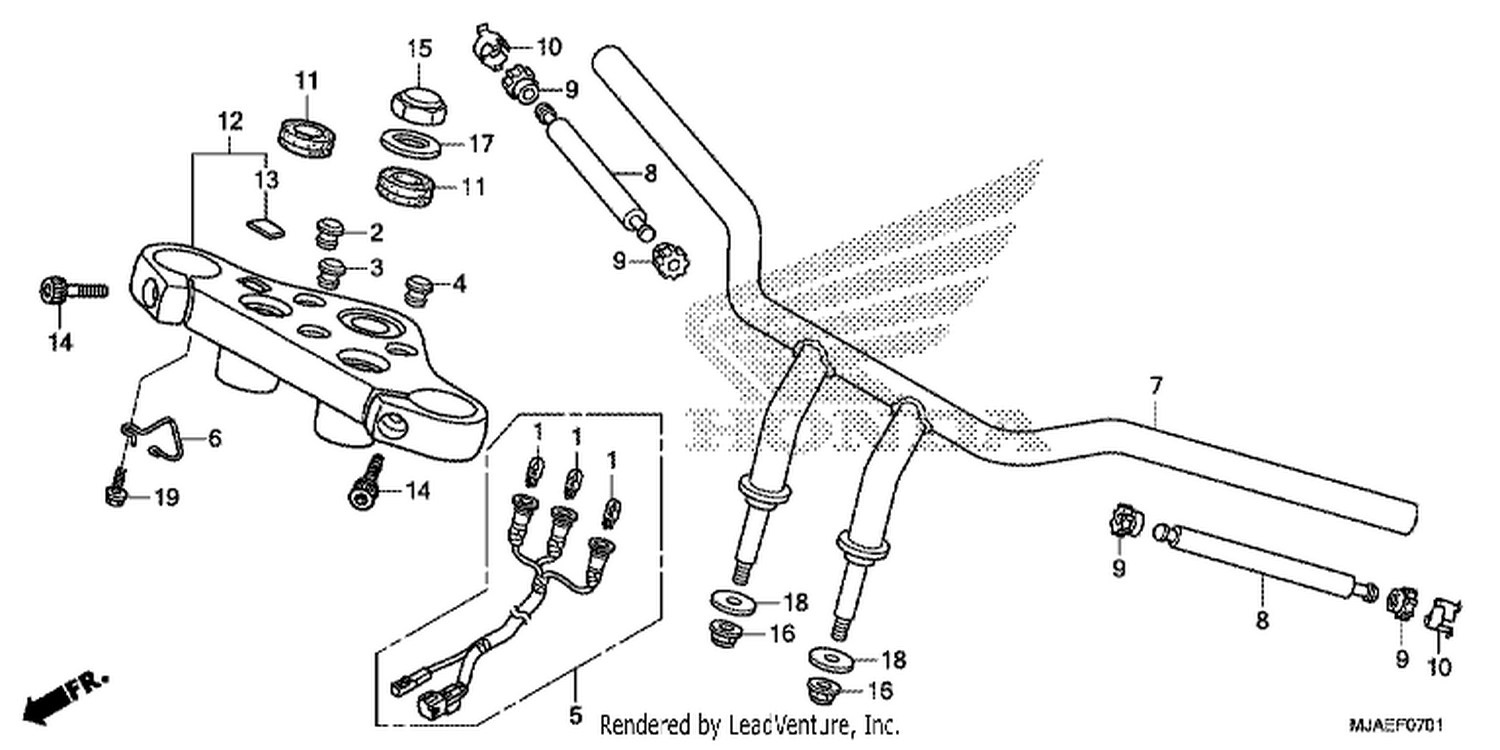  1 HANDLE PI PE (VT750C2B)