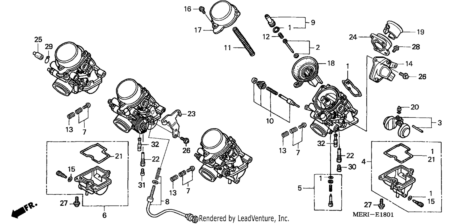 CARBURETOR (COMPONENT PARTS)