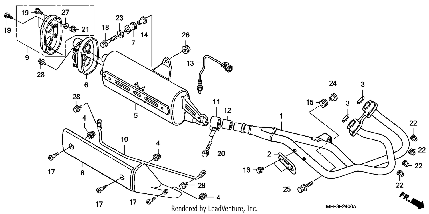 EXHAUST MUFFLER