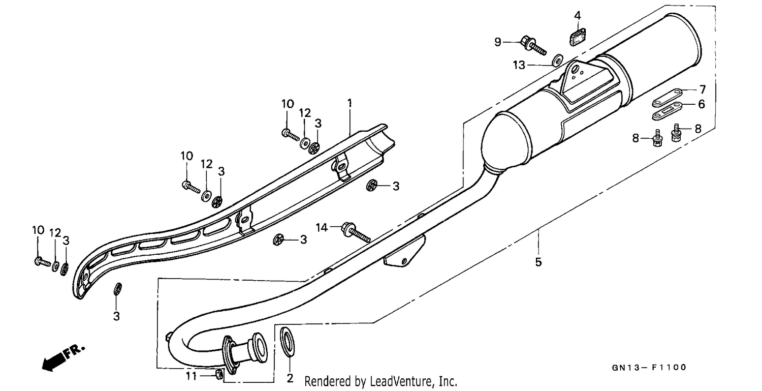 EXHAUST MUFFLER