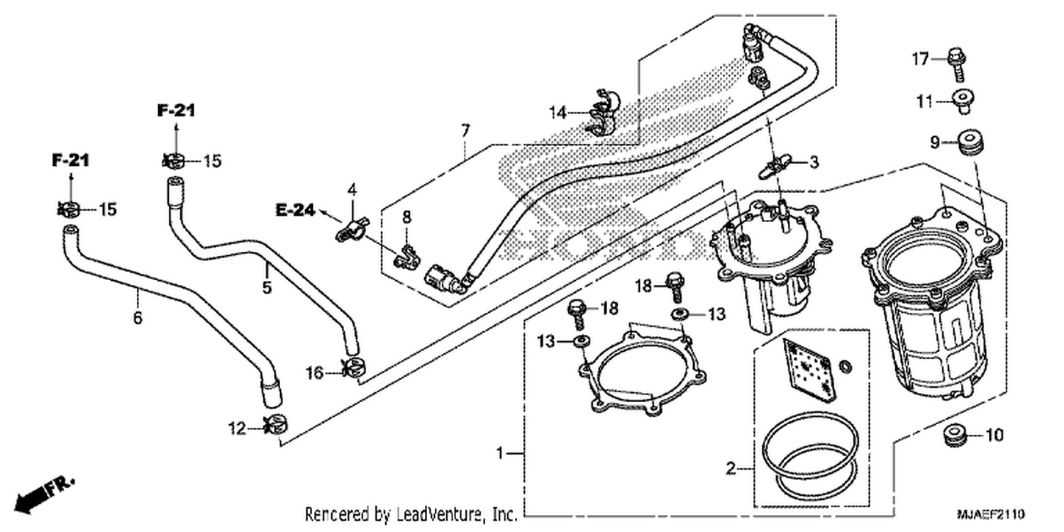  10 FUEL PUMP (VT750CS/ C2B/ C2S/ C)