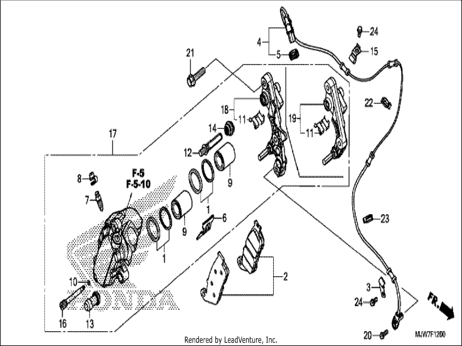  FRONT BRAKE CALIPER