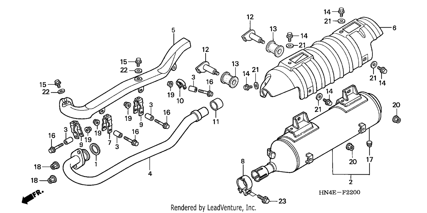 EXHAUST MUFFLER