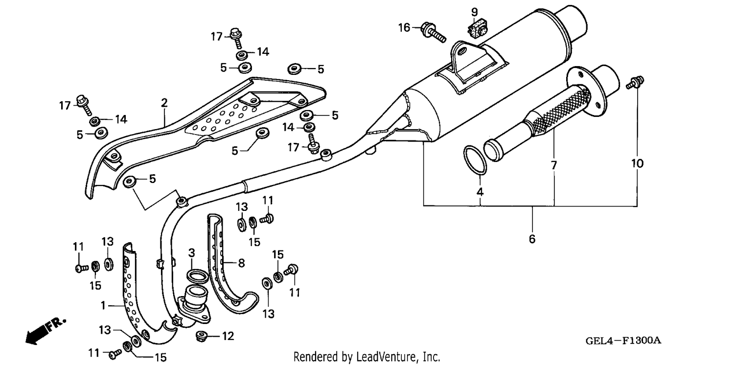 EXHAUST MUFFLER