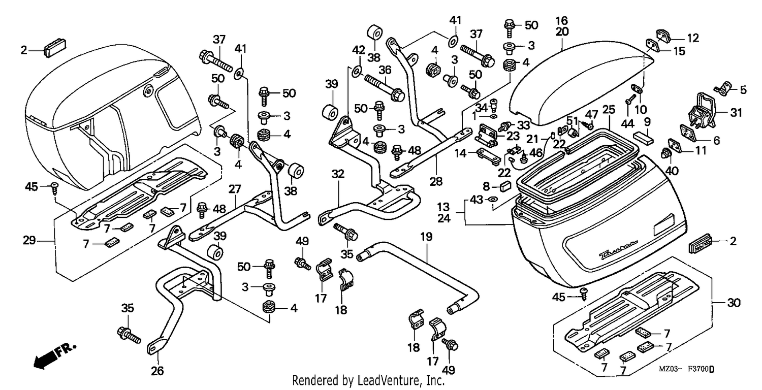 SADDLEBAG (GL1500CT)