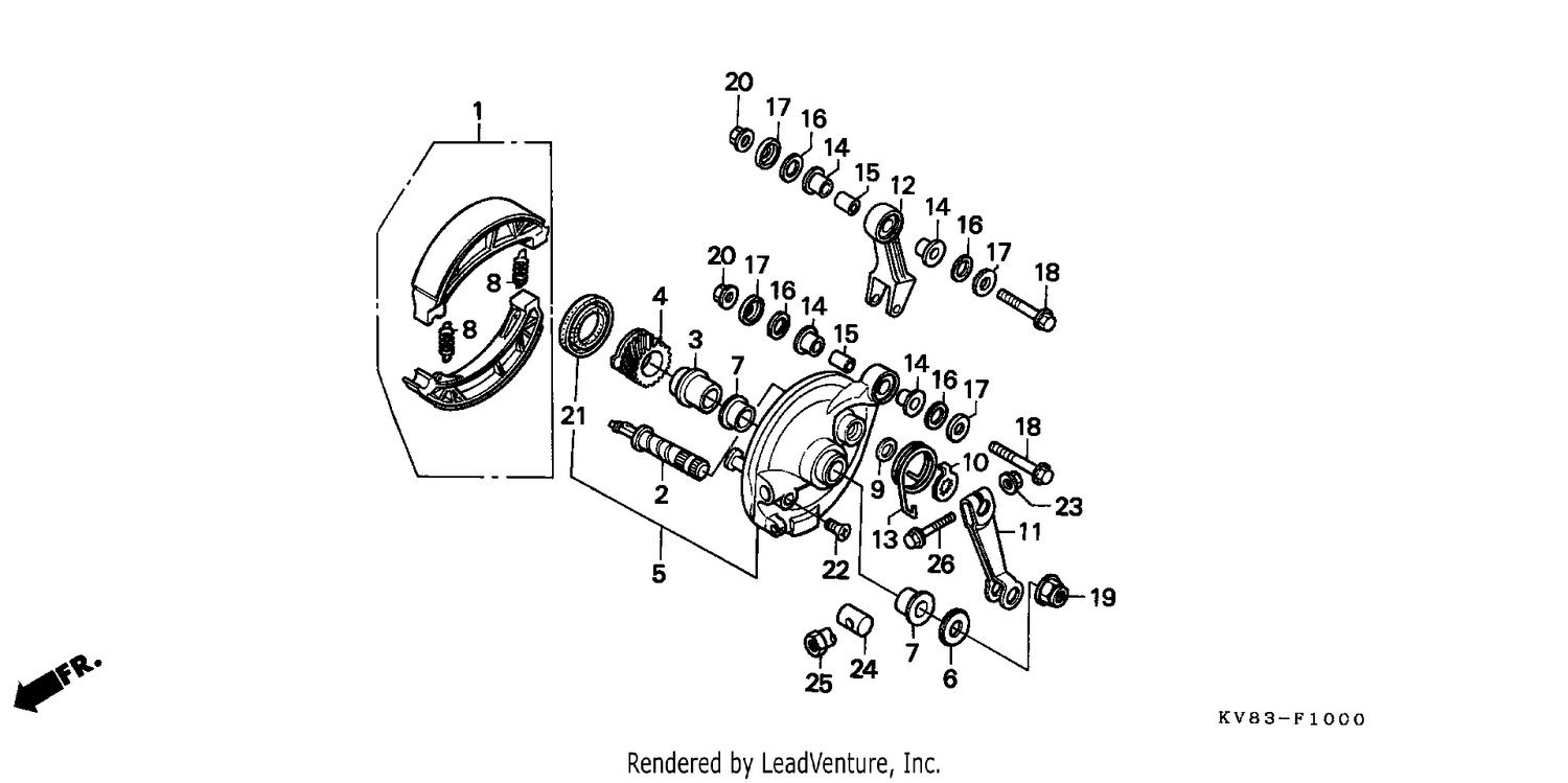 FRONT BRAKE PANEL