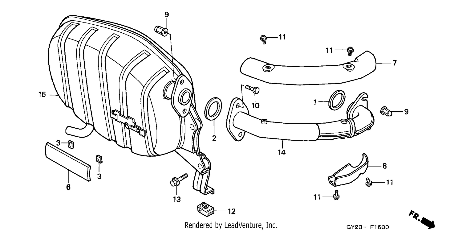 EXHAUST MUFFLER