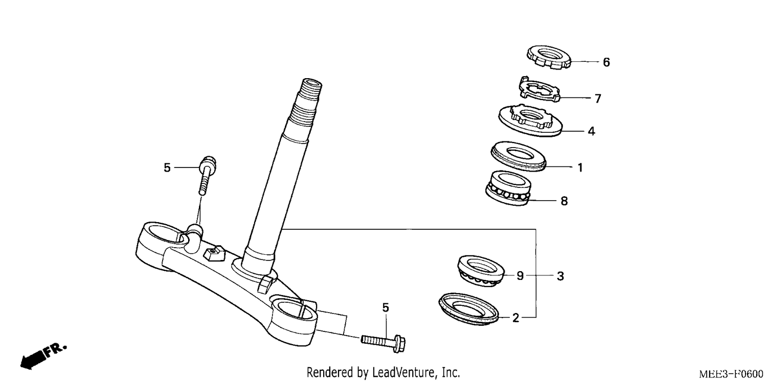 STEERING STEM (CBR600RR3/4)