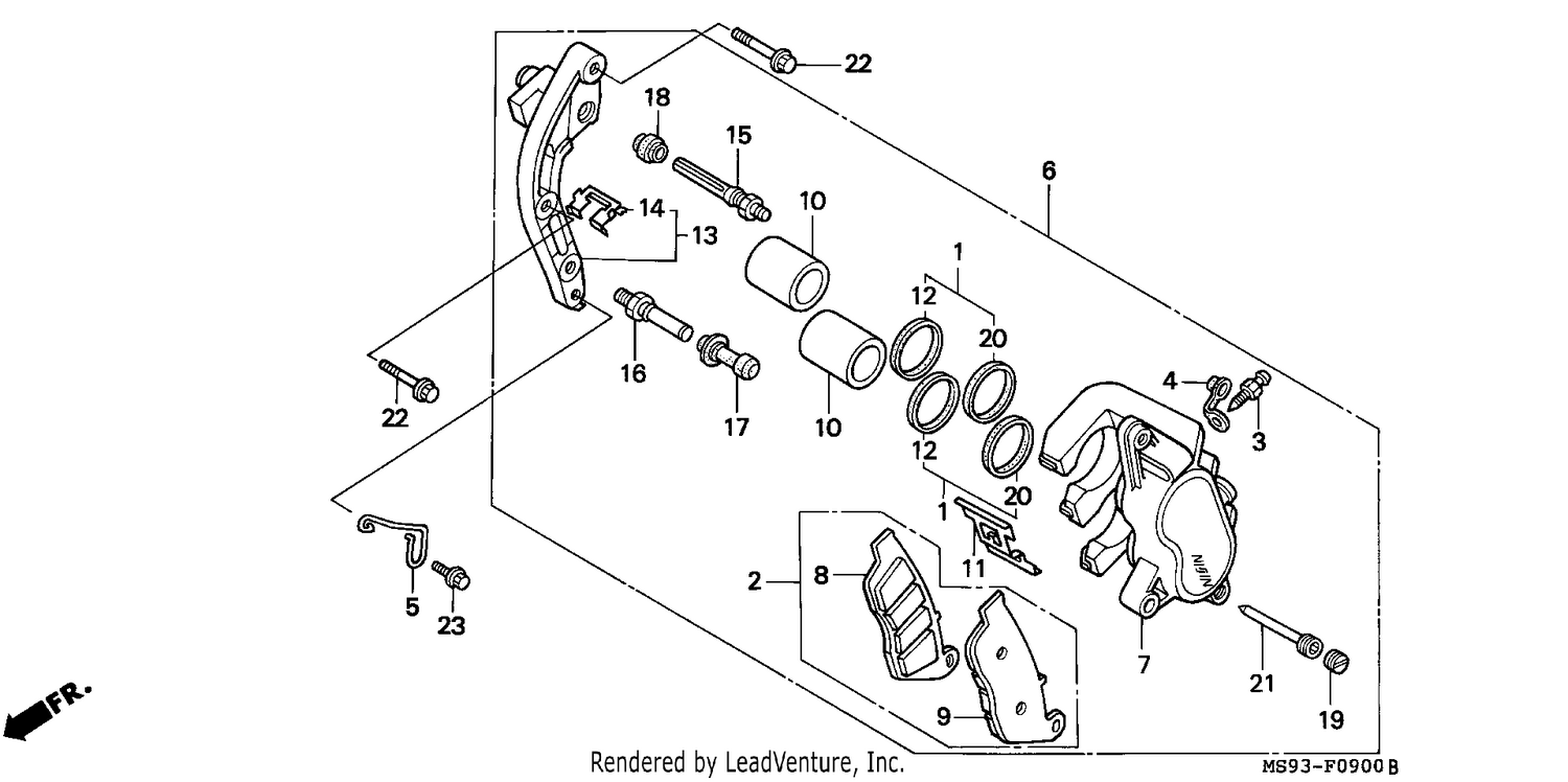 FRONT BRAKE CALIPER